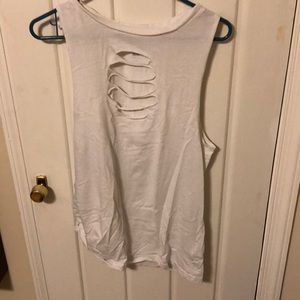 Reebok shredded muscle tank